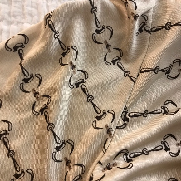 Pink Tartan Gucci Link beige brown dress size 6 - Picture 6 of 8
